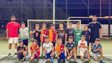Efeler Belediyesi’nin futbol kursları 150 çocukla yeni dönemde devam ediyor
